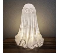Halloween Tisch Halloween Licht Dekoration Ornamente Weiß Cheesecloth Licht Up Tischplatte Decor 10 (White, One Size)