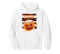 Halloween Too Cozy To Spook Retro Hot Cocoa Pumpkin Lover Felpa con Cappuccio