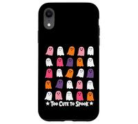 Halloween Too Cute To Spook Fun Ghosts Custodia per iPhone XR