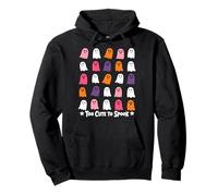 Halloween Too Cute To Spook Fun Ghosts Felpa con Cappuccio