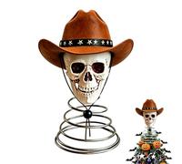 Halloween Topper Spooky Scary 3D Skull Shape Party Decor