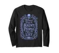 Halloween tormenta Le Persone Quando muoio Teschio Maglia a Manica