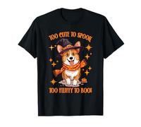 Halloween Tow-to-to Spook Troppo Fluffy-to Boo Corgi Lovers Maglietta