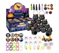 Halloween Toys, Games, Odorless Reusable Interactive Set with Fun Pieces, Activity Kit Daycare Classroom Birthday, Halloween Game for Carnival Prizes, 11,42 x 11,02 x 4,53 pollici