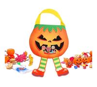 Halloween Treat Bag - Reusable Candy Bag - Halloween Candy Bags | Reusable Trick Or Treat Bags | Non-Woven Fabric Portable Snack Tote For Toy Candies Event Organizers Haunted House Retail Store