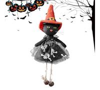 Halloween Tree Ornaments - Spooky Hanging Decorations For Indoor Outdoor | Mini Pumpkin Ghost Bat Spider Ornament | Halloweens Party Trees Décor