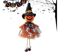 Halloween Tree Ornaments - Spooky Hanging Decorations For Indoor Outdoor | Mini Pumpkin Ghost Bat Spider Ornament | Halloweens Party Trees Décor