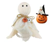 Halloween Tree Toper, decorazione Ghost Treetop in miniatura, design robusto e leggero per Halloween, vacanze, feste, inverno, 7,28 x 3,78 x 3,78 x 3,78 pollici