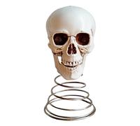 Halloween Tree Topper, Skull Horror Ornament, Scary Decorative Accent, Lightweight Sturdy Design, Bedrooms, Hotels, Restaurants, Rentals, Living Room Trees 7.48x3.82x4.13 Inches