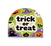 Halloween Trick Or Treat Portagiovaglioli in acrilico bianco per esterni, sala da pranzo autoportante porta asciugamani di carta da banco decorazione per la casa per picnic Bar Rustico