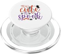 Halloween troppo carino per spaventare - fantasmi, ragnatela, pipistrelli bambini PopSockets PopGrip per MagSafe