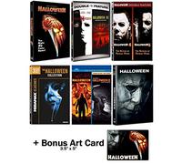 Halloween: Ultimate 11 Movie Collection: Complete Original + Rob Zombie Remakes + 2018 Sequel DVD Series + Bonus Art Card