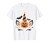 Halloween Unicorn Ghost Pumpkin Costume Women Men Boys Maglietta