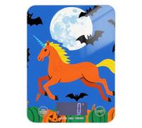 Halloween Unicorni Zucca Pipistrelli Spezie Bilancia digitale per alimenti 5 kg/5 g, scala di grammi accurata con 4 unità per la perdita di peso Cucina Dieta báscula para cocina