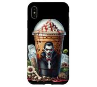 Halloween Vampire Coffee Mug Dracula Themed Coffee Lover Custodia per iPhone XS Max