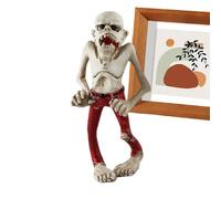 Halloween Vampire Statue - Resin Desktop Ornament, Mummy And Vampire Craft Figurine, Home Table Decor, Small Festive Resin Sculpture For Halloween Party, Office Desk, Shelf, Or Seasonal Decoration