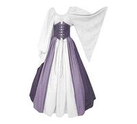 Halloween Vestito Donna Gotico Da Palazzo Vittoriano Vestito Da Steampunk Rinascimentale Medievale Costumi Di Halloween Taglie Forti Curvy Abiti Da Ballo Cosplay Carnevale Maniche Corte Abito Da Sera