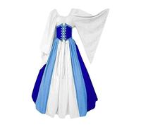 Halloween Vestito Donna Gotico Da Palazzo Vittoriano Vestito Da Steampunk Rinascimentale Medievale Costumi Di Halloween Taglie Forti Curvy Abiti Da Ballo Cosplay Carnevale Maniche Corte Abito Da Sera