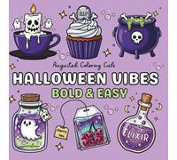 Halloween Vibes: 50 Bold and Easy Creepy & Fun Halloween Designs for Kids, Teens, and Adults