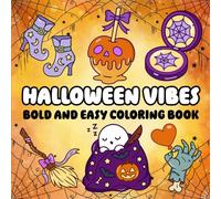 Halloween Vibes Bold and Easy Coloring Book