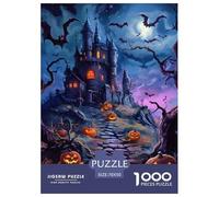Halloween Village 1000 Tessere Animation Puzzle Classico Multicolore Per Gioco Familiare Regalo Per Adulti E Bambini Da 14 Anni E Più 70x50cm/1000pcs