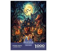 Halloween Village Puzzle Impossible 1000 Pezzi Decorazione Per La Casa. Giochi Rilassamento E Intelligence Per Adulti E Bambini Da 12 Anni 70x50cm/1000pcs
