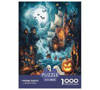 Halloween Village Puzzle Impossible 1000Pcs Decorazione Per La Casa. Rilassamento E Intelligence Per Adulti E Ragazzi Da 14 Anni 38x26cm/1000pcs