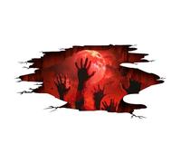 Halloween Wall Decals - Adesivi da parete per Halloween | Ghost Hand Floor Stickers, Horror Decals for Halloween Eve Decor, Perfect for Spooky Parties Haunted House Themes
