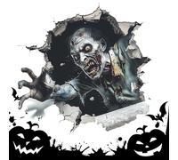 Halloween Wall Decals, Spooky Halloween Stickers, 15.35x15.35in Easy to Apply, Adds Festive Atmosphere, Haunted Party Decor for Bars, Pubs, Floors, Living Rooms, Kitchens, Apartments, Halloweens Event