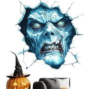 Halloween Wall Sticker, Breaking Through Wall, PVC Seasonal Decoration