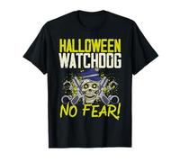 Halloween Watchdog, No Fear! Poliziotto Spettrale Halloween Maglietta