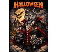 Halloween Werewolf Notebook: Dark Moon Journal for Horror Fans, Notes & Everyday Writing