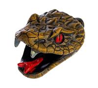 Halloween Whistle, Snake Prank Whistle, Spoof Resin Prop for Haunted Houses, Escape Rooms, Themed Events, and Spooky Party Games, 4.61x3.11x3.07 inches, Red, Green, Yellow