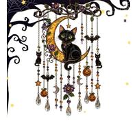 Halloween Wind Chimes - Ghost Acrylic Sun Catcher Hanging Decor