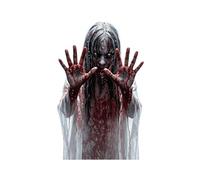 Halloween Window Stickers - Bloody Spooky Horror Mirror Decals | Scary Ghost Stickers Halloween Decoration for Glass Door Entryway Yard Outdoor Bar Party Haunted