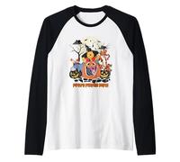 Halloween Winnie The Pooh Pumpkin Patch Maglia con Maniche Raglan