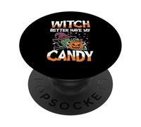 Halloween Witch Better Have My Candy PopSockets PopGrip Adesivo