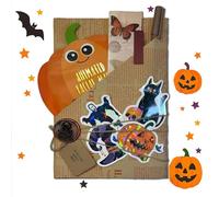Halloween Witch Blind Date con un libro, Horror Halloween Blind Date con un libro, Ghostly Blind Date Book Box Gift Box per Halloween, amanti dei libri, sorpresa romanzo misterioso (C)