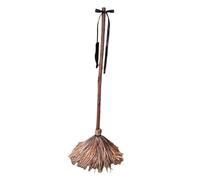 Halloween Witch Broom, Animated Floating, Spooky Moving Prop, 39.37 Inches with Realistic Motion, Weather Resistant Design, Indoor Outdoor Haunted House, Yard Displays Use