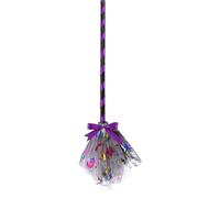 Halloween Witch Broom - Detachable LED Lights, Kids Cosplay Prop, Electric