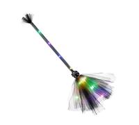 Halloween Witch Broom - Guida alla luce Light Witch | Flessibile con LED ad alta efficienza energetica, design decorativo realistico, per il cosplay per le vacanze per la festa di Halloween,