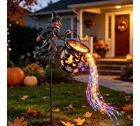 Halloween Witch Cauldron Garden Light,Halloween Decorations，1pc