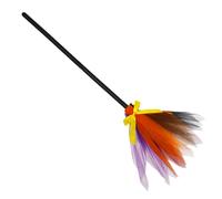 Halloween Witch Cosplay Witch Broom Props Halloween Party Role-play Witch Yarn