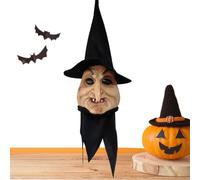 Halloween Witch Decor | Blinking Witch Ornaments Spooky Decor | Photo Props