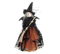 Halloween Witch Decoration, Witch Doll Ornament, Holiday Centerpiece