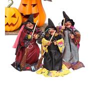 Halloween Witch Doll - Bambola da Scrivania per la decorazione della casa della Stregatata Della Della, decorazione della bambola della strega | 3X bambola decorativa della strega