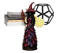 Halloween Witch Figurine Seasonal - Resin Enchanting Witch Statue for Porch