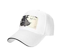 Halloween Witch Flying 1 Stampa Neutro Sandwich Hat Style Fit tutto l'anno Cappelli da baseball regolabili Snug Secure, bianco, Taglia unica