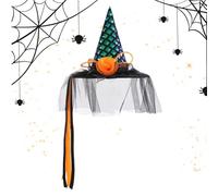 Halloween Witch Hat, Wide Brim Pointed Costume Headwear, Spooky Party Dress Up Cap for Adult, Kids, Outdoor, Yard, Bar, Indoor, Home, Cosplay, Haunted House, Event, Trick or Treat