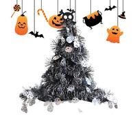 Halloween Witch Hat | Wide Brim Pumpkin Skull Costume Accessory For Women